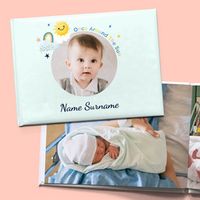 Tap to view A5 Hard Cover Once Around the Sun Baby's First Photo Book