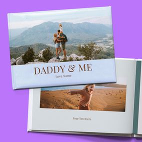 Tap to view Daddy & Me A5 Hard Cover Photo Book