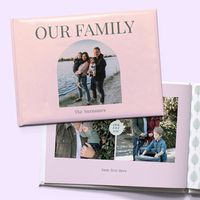 Tap to view Our Family A5 Hard Cover Photo Book