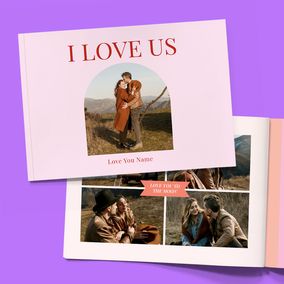 Tap to view I Love Us A4 Soft Cover Photo Book