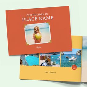 Tap to view Our Holiday Photo Book A4 Soft Cover