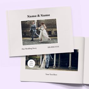 Tap to view Personalised Wedding A4 Soft Cover Photo Book