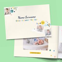 Tap to view A5 Soft Cover Once Around the Sun Baby's First Photo Book