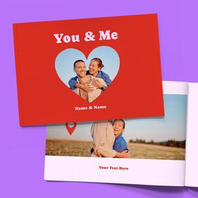 Tap to view Heart Photo Book Couple A5 Soft Cover