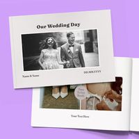 Tap to view Our Wedding Day A5 Soft Cover Photo Book