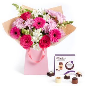 The Happy Birthday  Gift Bag and Chocolates