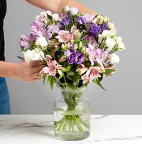 The Alstromeria And Lisianthus Arrangement