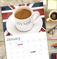 Personalised British Themed Calendar