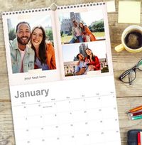 Tap to view Personalised Memories Photo Collage Calendar