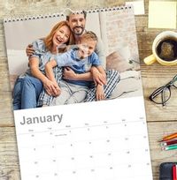 Single Photo Upload Calendar For Him