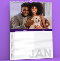 Tap to view Personalised Family Calendar For Two