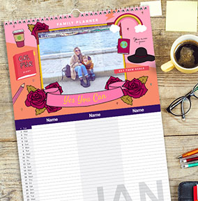 family calendars funky pigeon family calendars