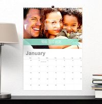 Photo & Text Personalised Calendar