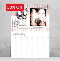 Motivational Personalised Photo Calendar for Her