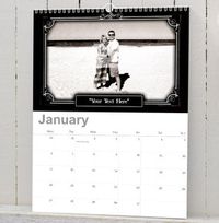Silent Movie Retro Personalised Photo Calendar