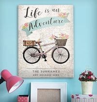 Canvas, Life is an Adventure - Portrait