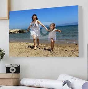 Photo Canvas Print - Landscape With White Edge