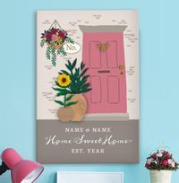 Home Sweet Home - Portrait Canvas Print