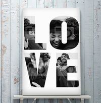 Tap to view Multi Photo Love Canvas - Portrait