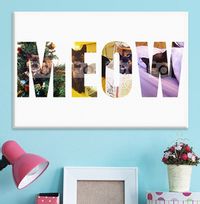 Tap to view Multi Photo Cat Canvas - Landscape