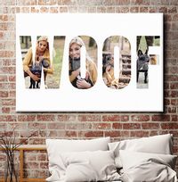 Tap to view Multi Photo Dog Canvas - Landscape