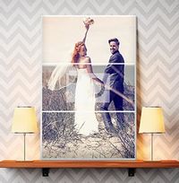 Tap to view Portrait Split Photo Canvas Print