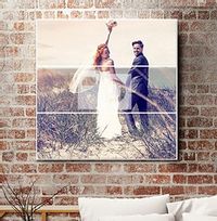 Square Split Photo Canvas Print