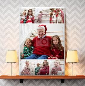 Christmas Multi Photo Canvas - Portrait