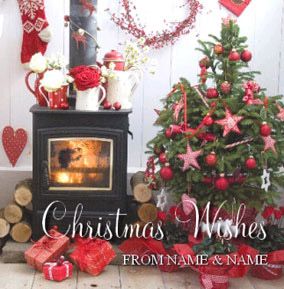 Abacus - Fireplace Christmas Card