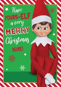 Have Yours-Elf...Personalised Christmas Card
