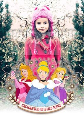 Enchanted Disney Princesses Christmas Card