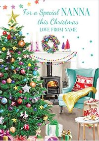 Tap to view Special Nanna This Christmas Personalised Card