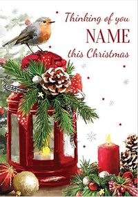 Tap to view Thinking of You this Christmas Personalised Card