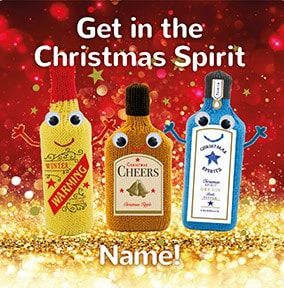 Get In The Christmas Spirit Personalised Card