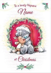 Me To You - Lovely Nephew Personalised Christmas Card