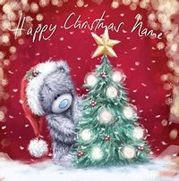 Tap to view Me To You - Happy Christmas Personalised Card
