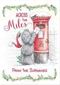 Me To You - Across The Miles Personalised Christmas Card