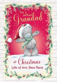 Tap to view Me To You - Brilliant Grandad Personalised Christmas Card