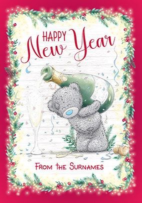 Me To You - Happy New Year Personalised Card