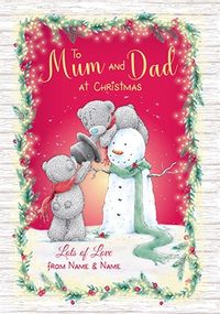 Tap to view Me To You - Mum and Dad Personalised Christmas Card