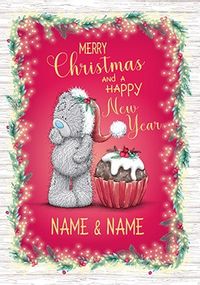 Me To You - Merry Christmas Happy New Year Personalised Card