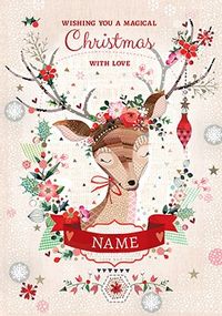 Tap to view Modern Deer Daughter Christmas Card