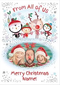 Tap to view Cute Christmas Characters Photo Card