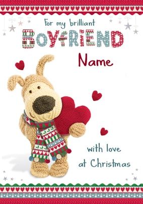 Boofle Christmas Card - Brilliant Boyfriend at Christmas