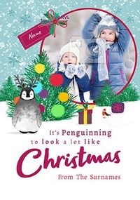 Tap to view Penguin Photo Christmas Card