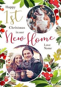 1st Christmas in Our New Home Photo Card