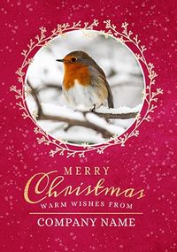 Warm Wishes Company Christmas Card