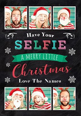 Have Your Selfie Photo Christmas Card
