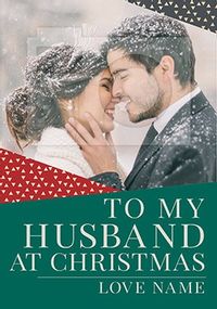 Husband Photo Christmas Card - You're Gold