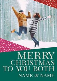 Tap to view To You Both Christmas Photo Card